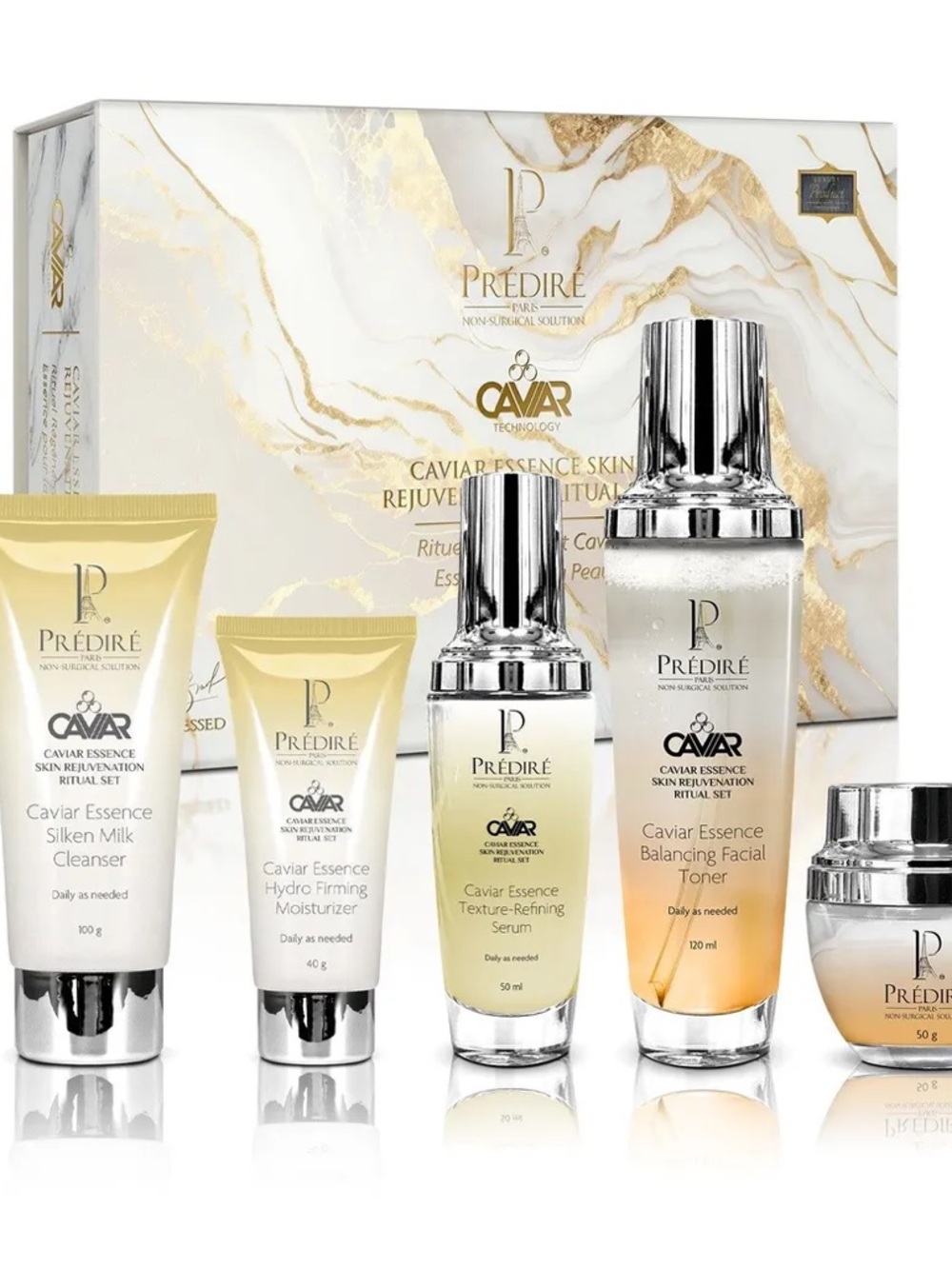 Predire Paris Caviar Essence Skin Rejuvenation Set – Cream & Silver
